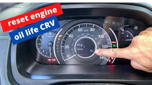How Reset Oil Life on Honda CRV
